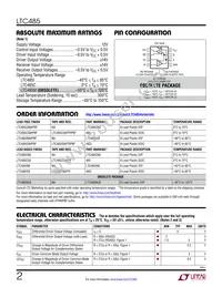 LTC485MJ8 Datasheet Page 2