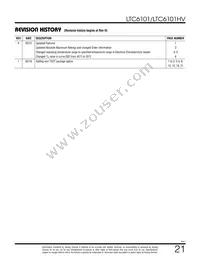 LTC6101HVAHMS8#TRPBF Datasheet Page 21