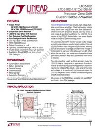 LTC6102IDD Datasheet Cover