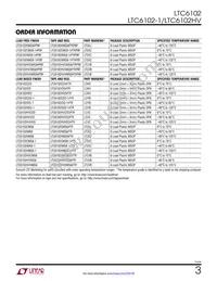 LTC6102IDD Datasheet Page 3