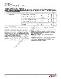 LTC6102IDD Datasheet Page 6