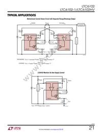 LTC6102IDD Datasheet Page 21