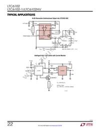 LTC6102IDD Datasheet Page 22