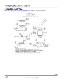 LTC6260HMS#TRPBF Datasheet Page 22