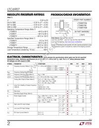 LTC6907HS6#TRPBF Datasheet Page 2