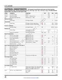 LTC6948IUFD-4 Datasheet Page 4