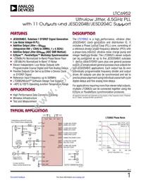 LTC6952IUKG#TRPBF Datasheet Cover