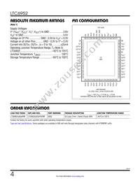 LTC6952IUKG#TRPBF Datasheet Page 4