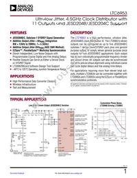 LTC6953IUKG#TRPBF Datasheet Cover