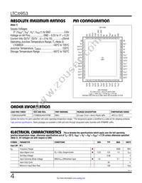 LTC6953IUKG#TRPBF Datasheet Page 4