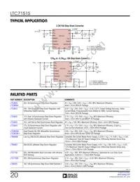 LTC7151SEV#PBF Datasheet Page 20