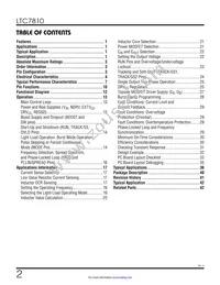 LTC7810HLXE#PBF Datasheet Page 2