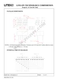 LTD-2601G-11 Datasheet Page 2