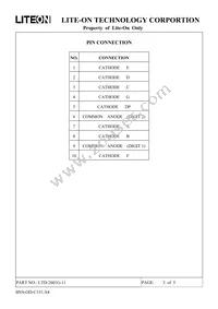 LTD-2601G-11 Datasheet Page 3