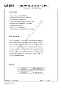 LTD-2601WC Datasheet Page 2