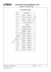 LTD-383E-R2 Datasheet Page 3