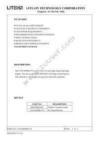 LTD-4608BE-07 Datasheet Page 2