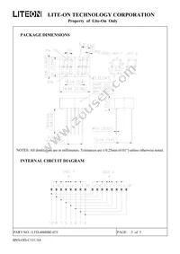 LTD-4608BE-07 Datasheet Page 3