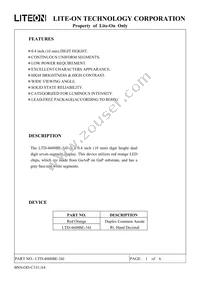 LTD-4608BE-34J Datasheet Page 3