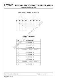 LTD-4608BE-34J Datasheet Page 5