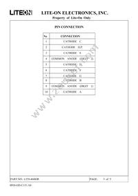 LTD-4608JR Datasheet Page 3