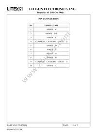 LTD-4708JS Datasheet Page 3