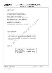 LTD-482EC Datasheet Cover