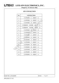 LTD-482PC Datasheet Page 3