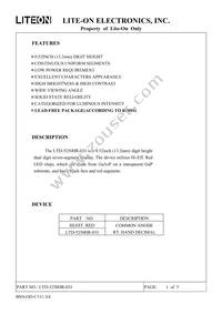 LTD-5250HR-03J Datasheet Page 2