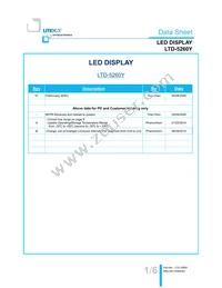 LTD-5260Y Datasheet Cover