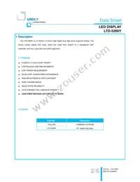 LTD-5260Y Datasheet Page 2