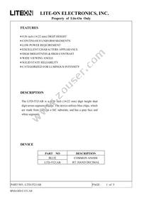 LTD-5521AB Datasheet Cover