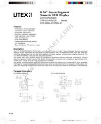 LTD-5721AY Datasheet Cover