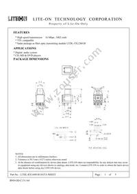 LTDL-RX16S01B Datasheet Cover