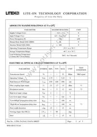 LTDL-TA25A/L3 Datasheet Page 2