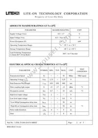 LTDL-TA50A Datasheet Page 2