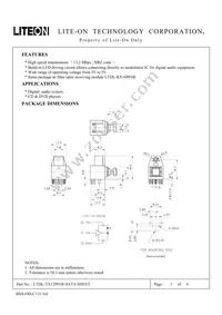 LTDL-TX12P01B Datasheet Cover