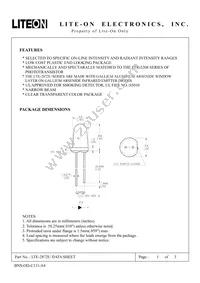 LTE-2872U Datasheet Page 2