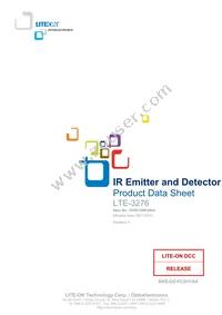 LTE-3276 Datasheet Cover