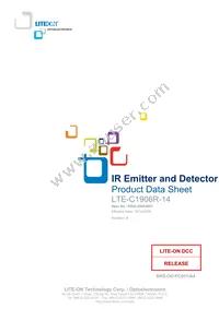 LTE-C1906R-14 Datasheet Cover