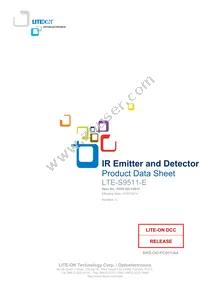 LTE-S9511E Datasheet Cover