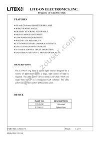 LTJ-811Y Datasheet Cover