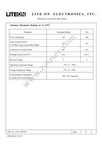 LTL-10223W Datasheet Page 2