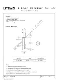 LTL-10224W Datasheet Cover