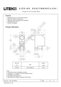 LTL-10233WHC Datasheet Cover