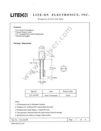 LTL-10234W Datasheet Cover