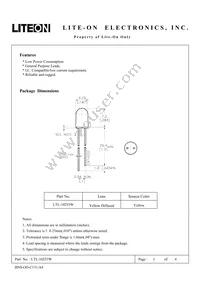 LTL-10253W Datasheet Cover