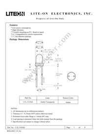 LTL-1CHAE Datasheet Cover