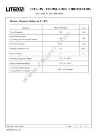 LTL-1CHE Datasheet Page 2