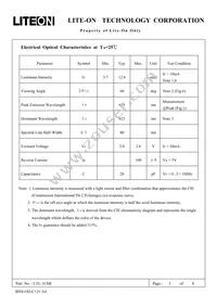 LTL-1CHE Datasheet Page 3